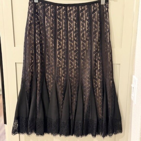 Ann Taylor LOFT Flared Lace Skirt - Picture 2 of 15
